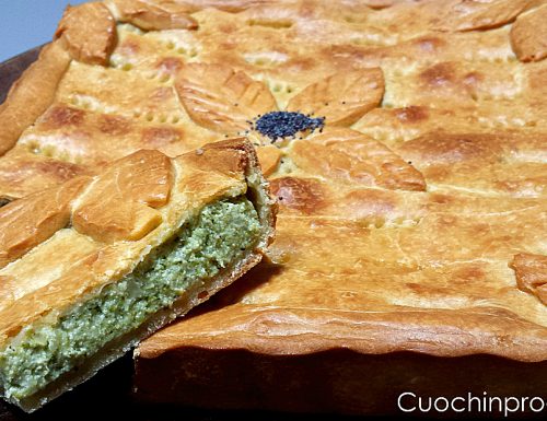 Torta rustica ricotta e broccolo siciliano