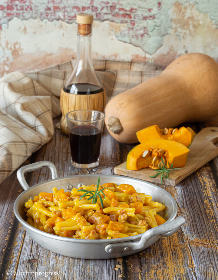caserecce salsiccia zucca