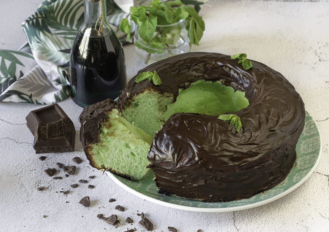 torta menta e cioccolato