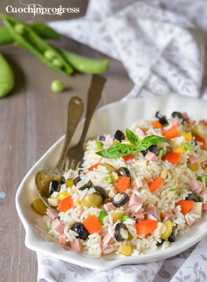 Insalata di riso. La ricetta classica facile, colorata e gustosa