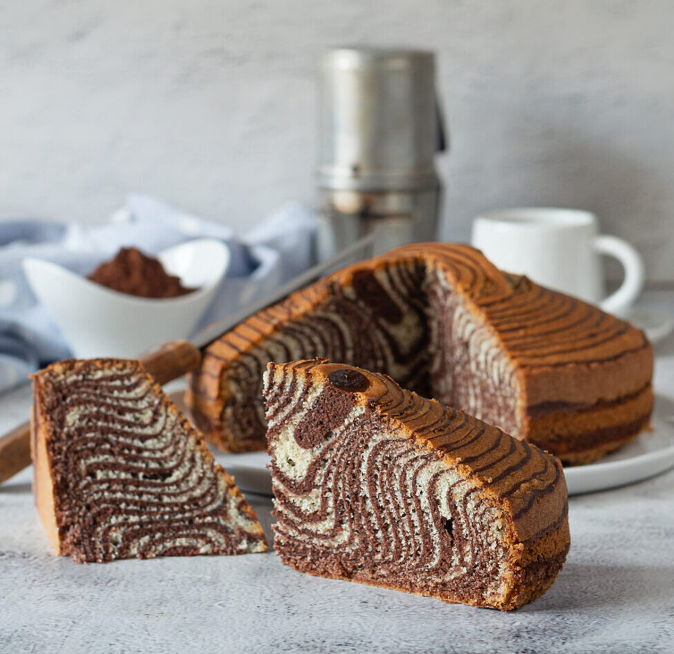 torta zebrata