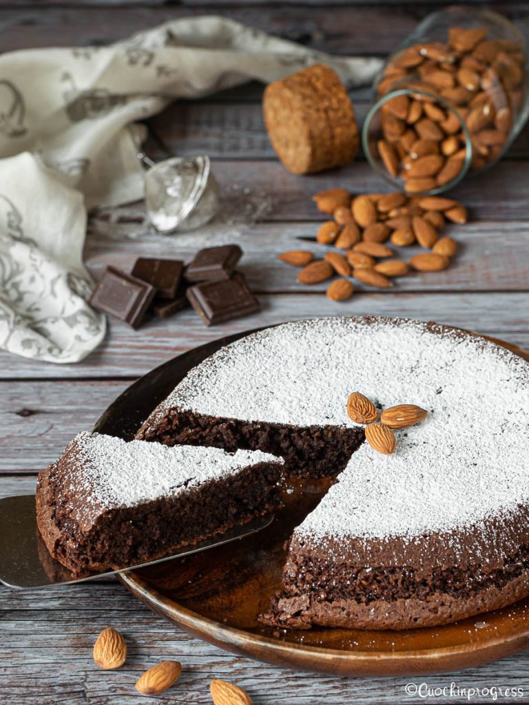 Torta caprese al cioccolato. La ricetta tradizionale di Capri
