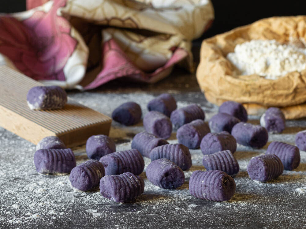gnocchi di patate viola