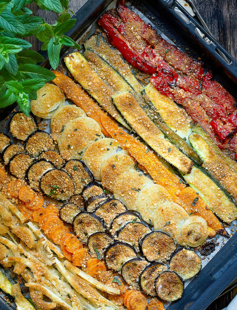 verdure al forno gratinate