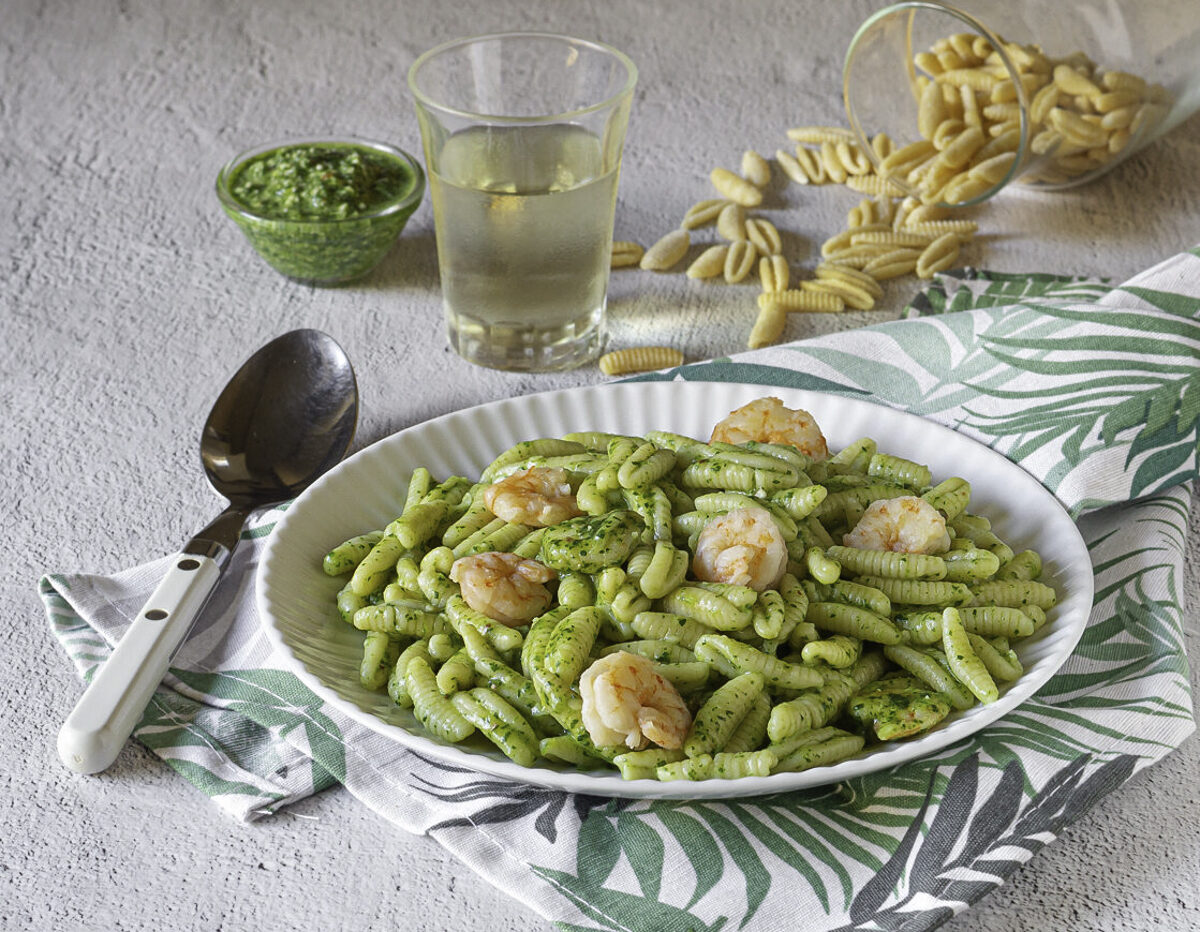 pasta pesto di rucola