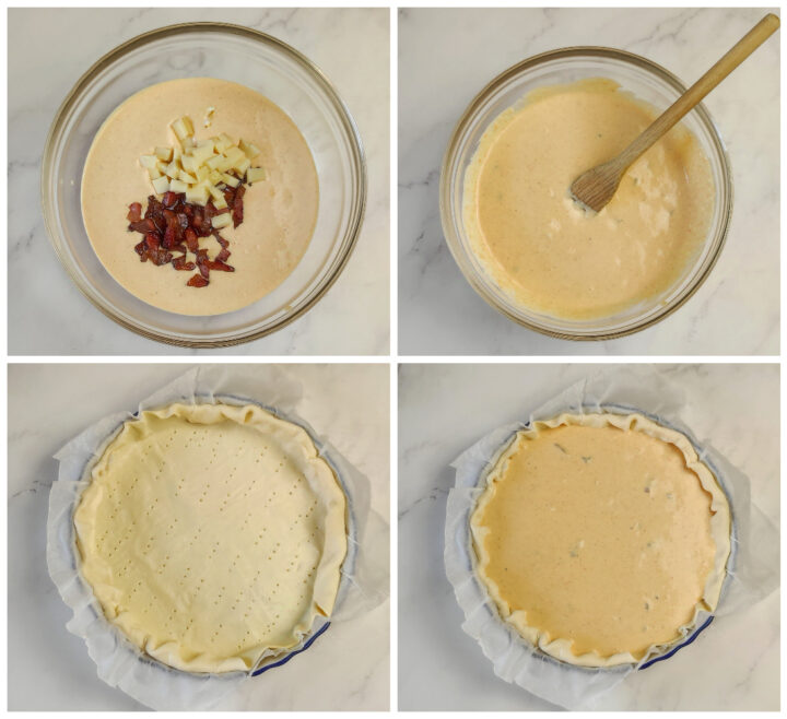 sfoglia con zucca ricotta e pancetta
