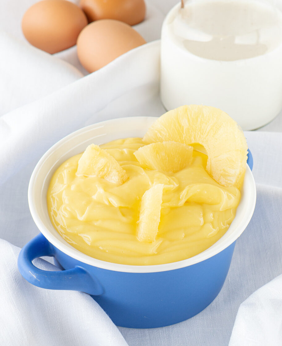 crema pasticcera all'ananas