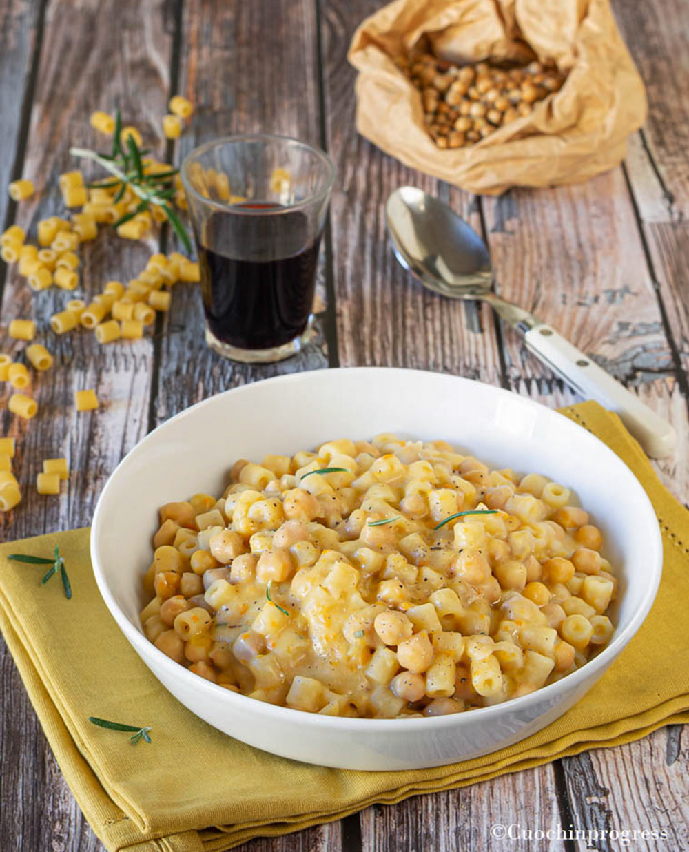 pasta e ceci risottata