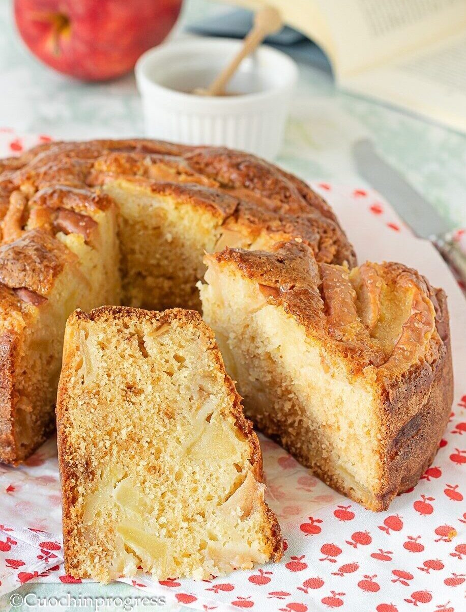 torta di mele e miele