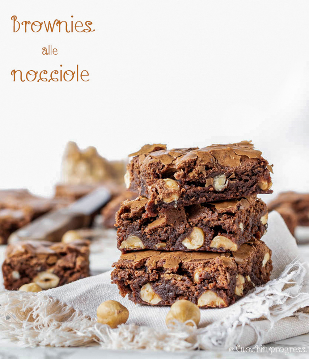 brownies alle nocciole
