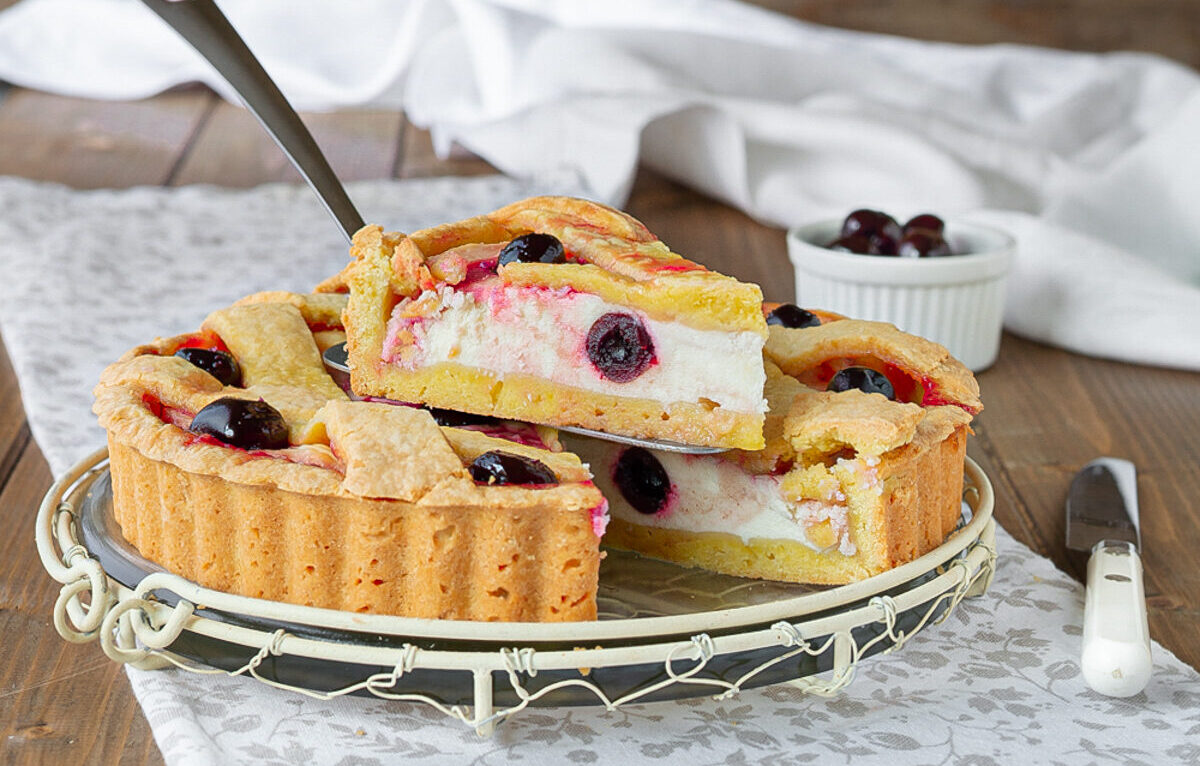crostata ricotta e amarene