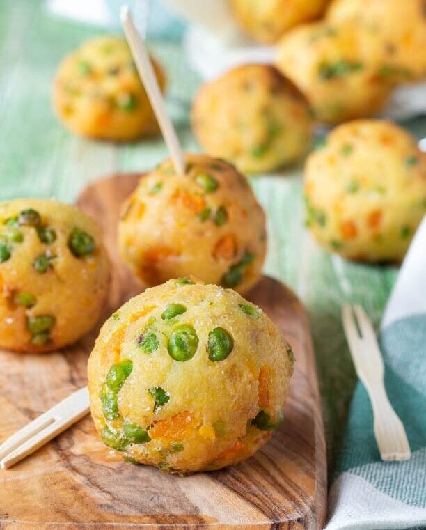 polpette di ricotta e verdure