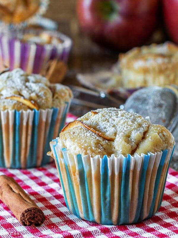 Muffin all’acqua alle mele