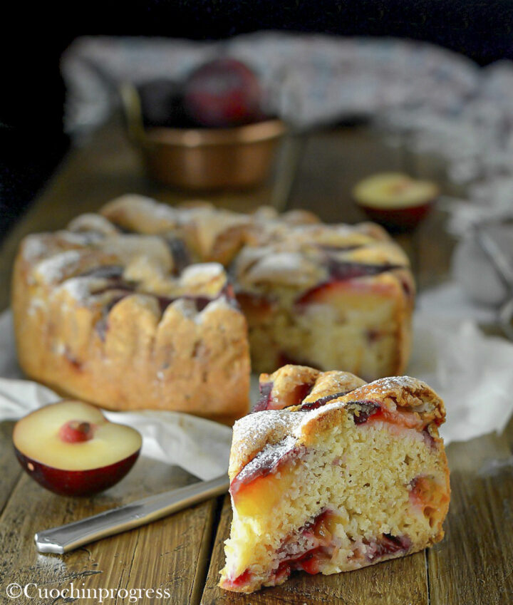 torta di prugne