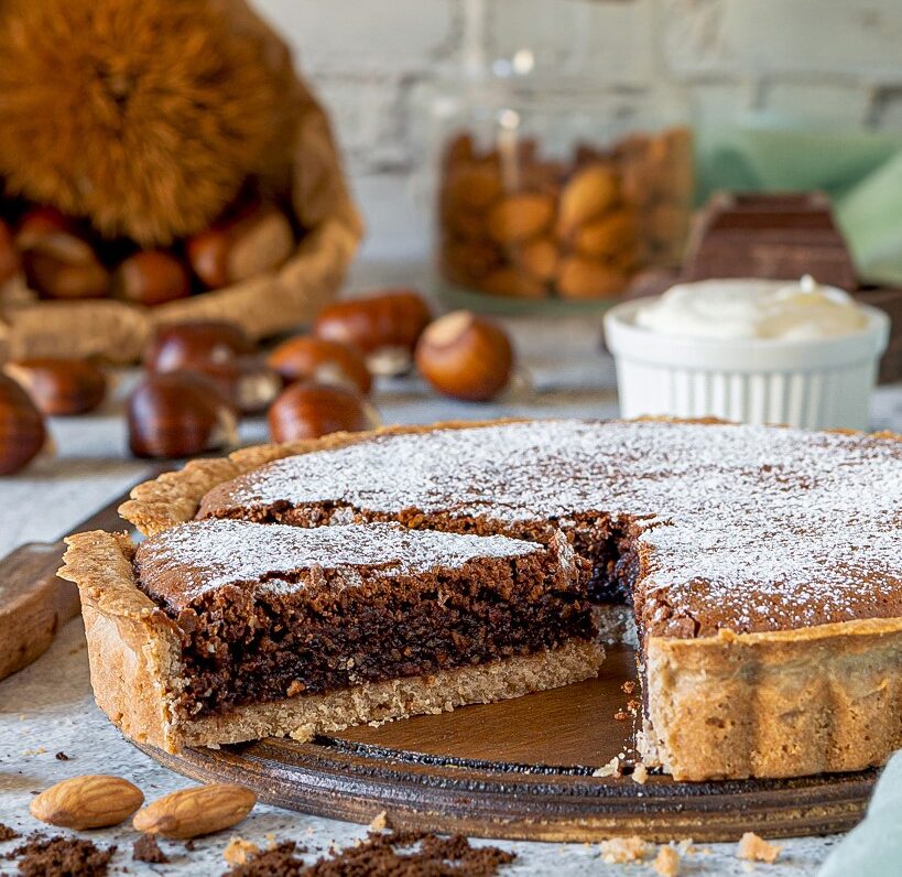 crostata di castagne