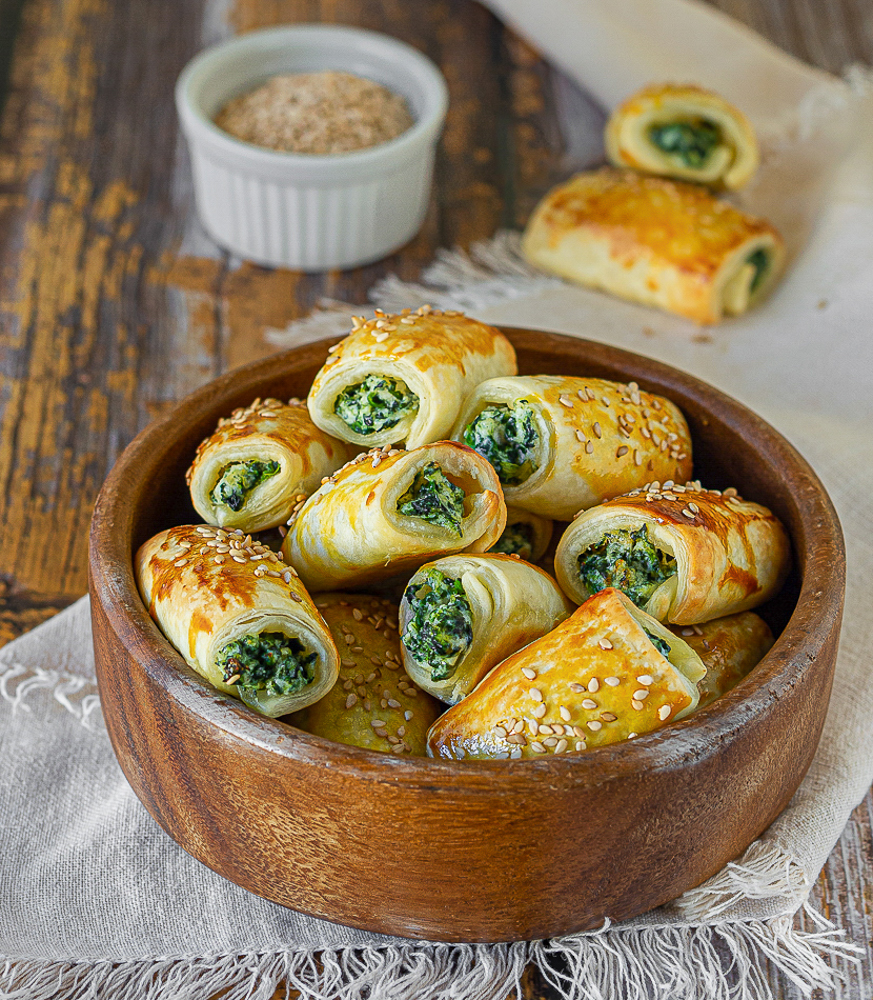 rustici ricotta e spinaci