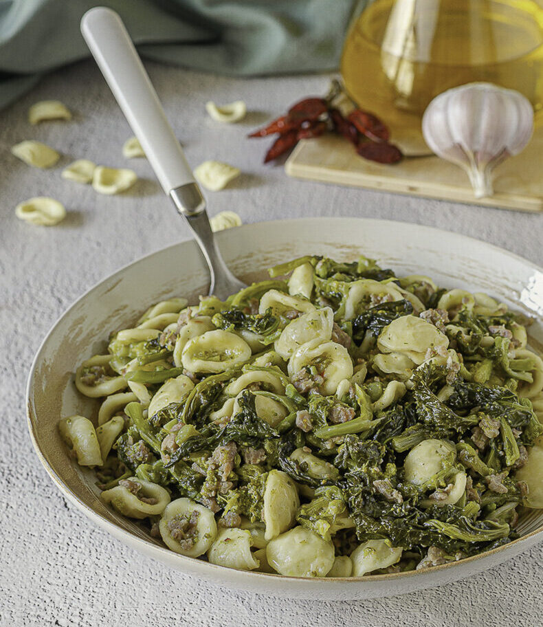 orecchiette con cime di rapa