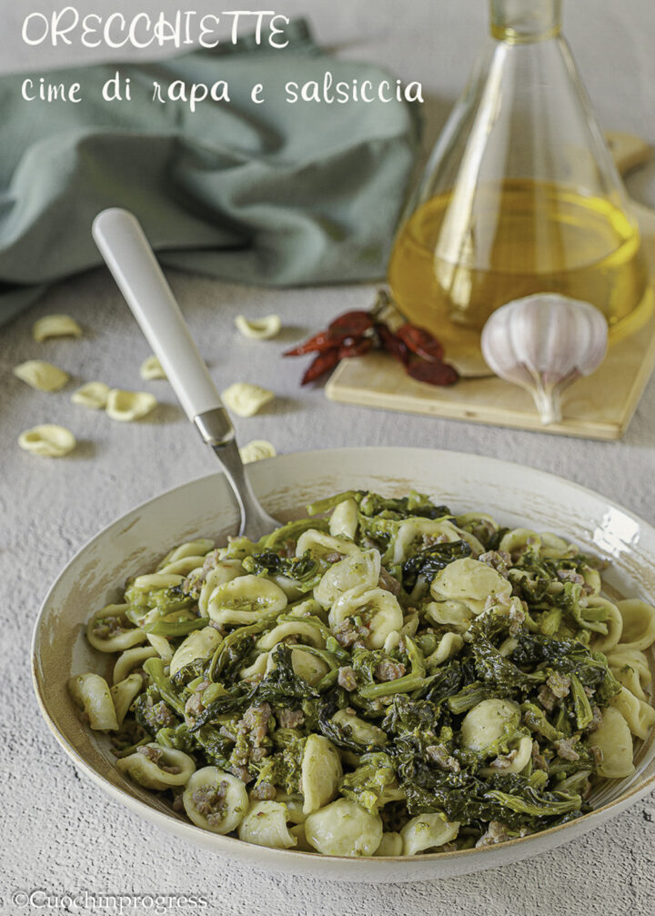 orecchiette con cime di rapa