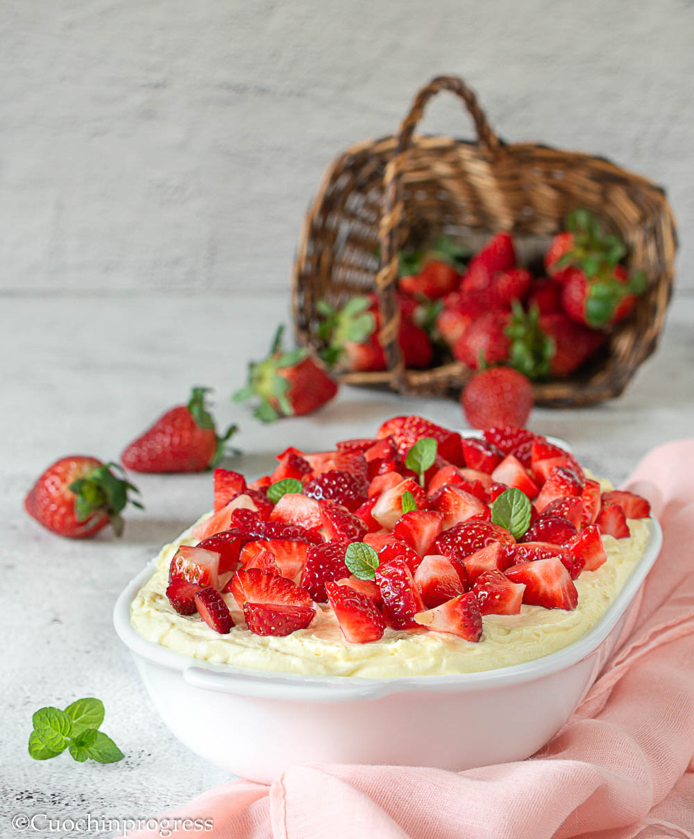 tiramisù alle fragole
