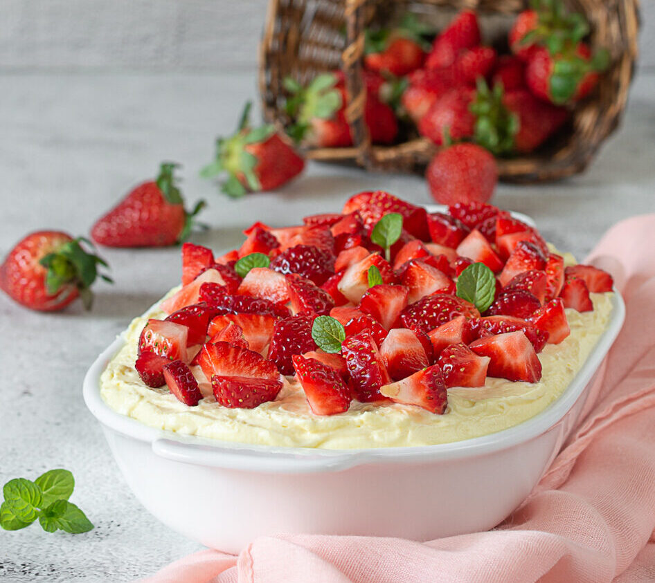 tiramisù alle fragole