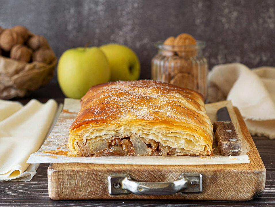 strudel di mele con pasta fillo