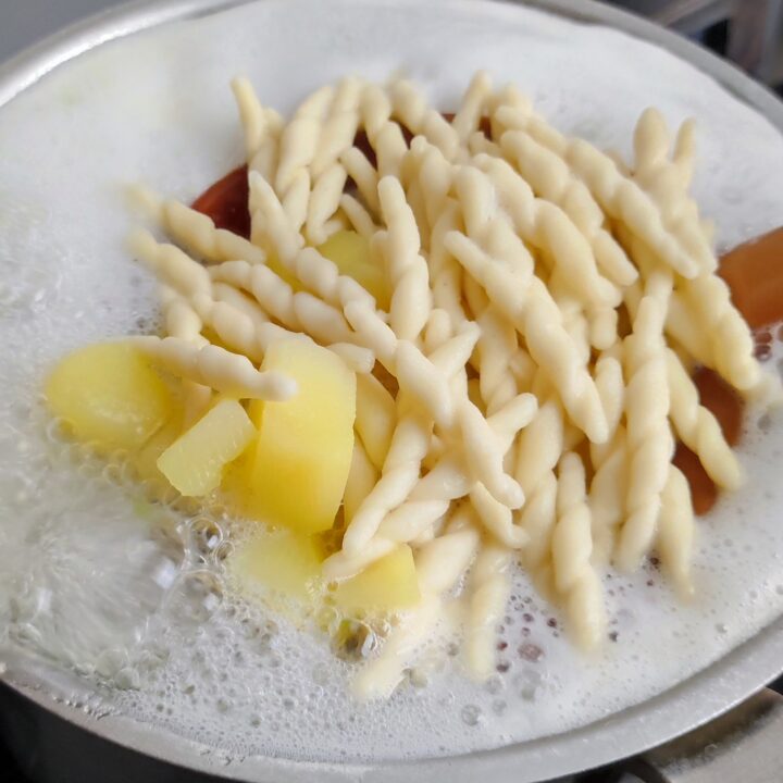 trofie al pesto patate e fagiolini