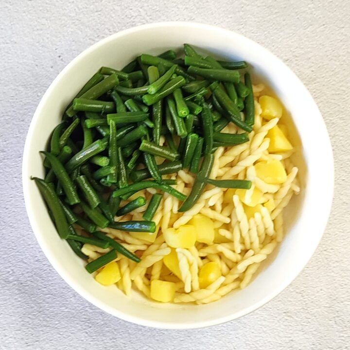 trofie al pesto patate e fagiolini
