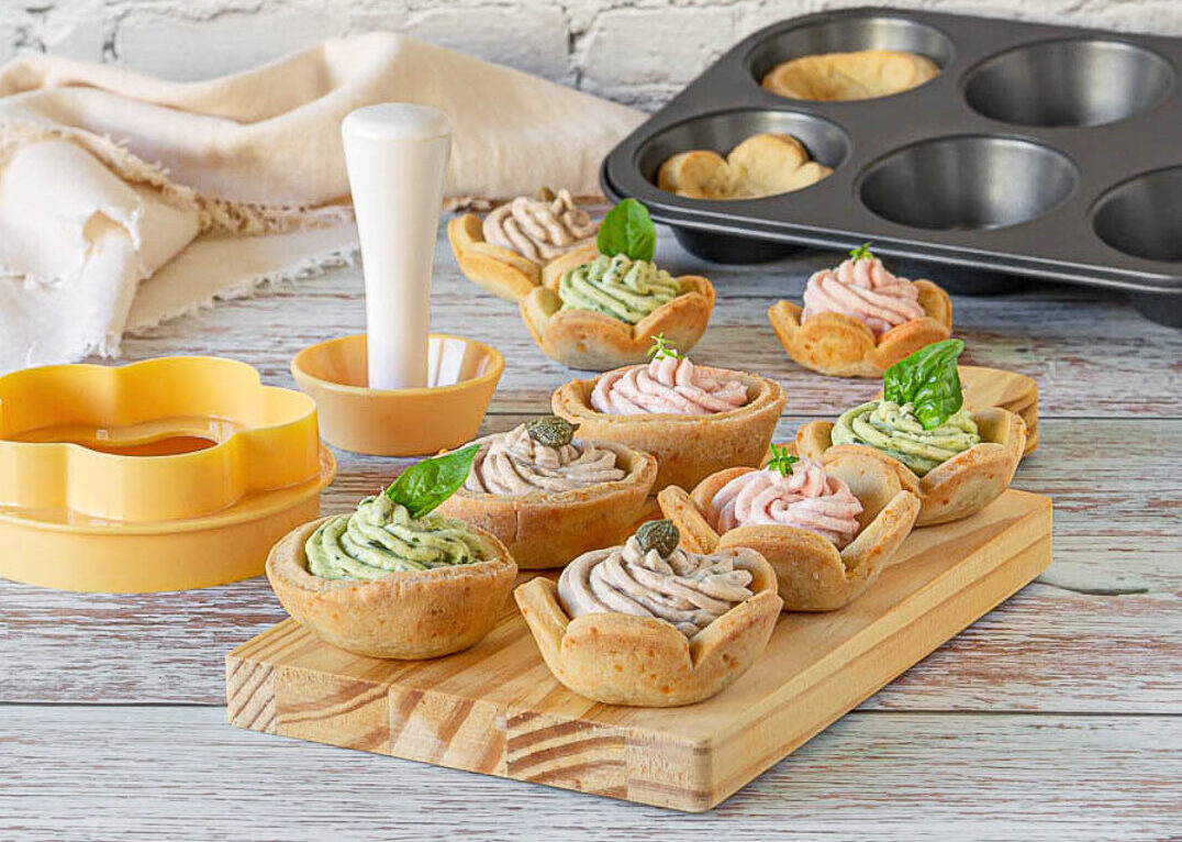 tartellette salate