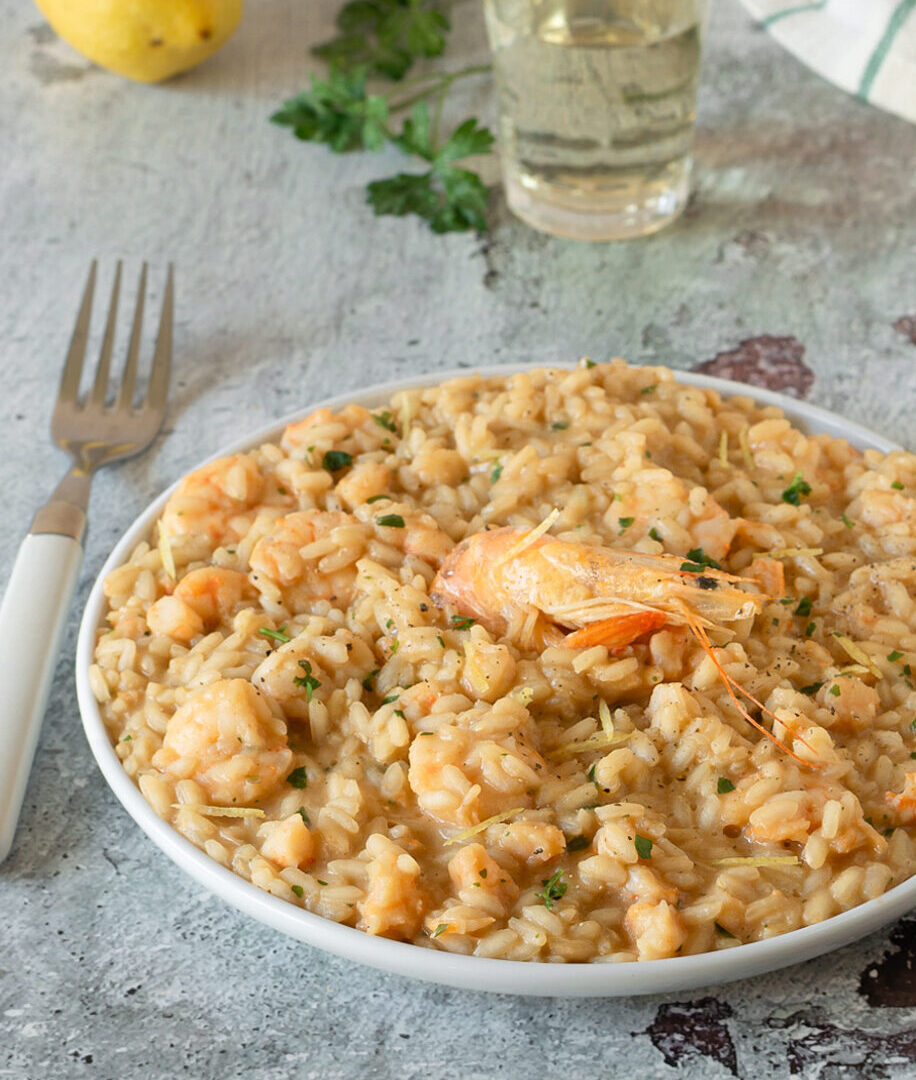 risotto alle mazzancolle