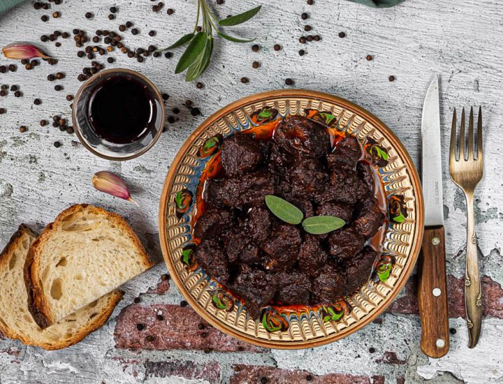 Peposo Secondo piatto tradizionale toscano.