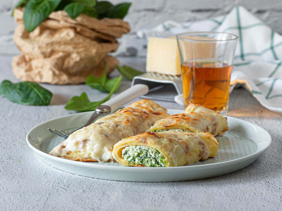 crespelle ricotta e spinaci