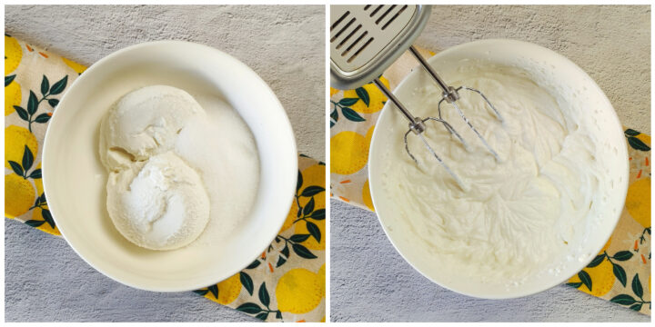 torta di ricotta e limone