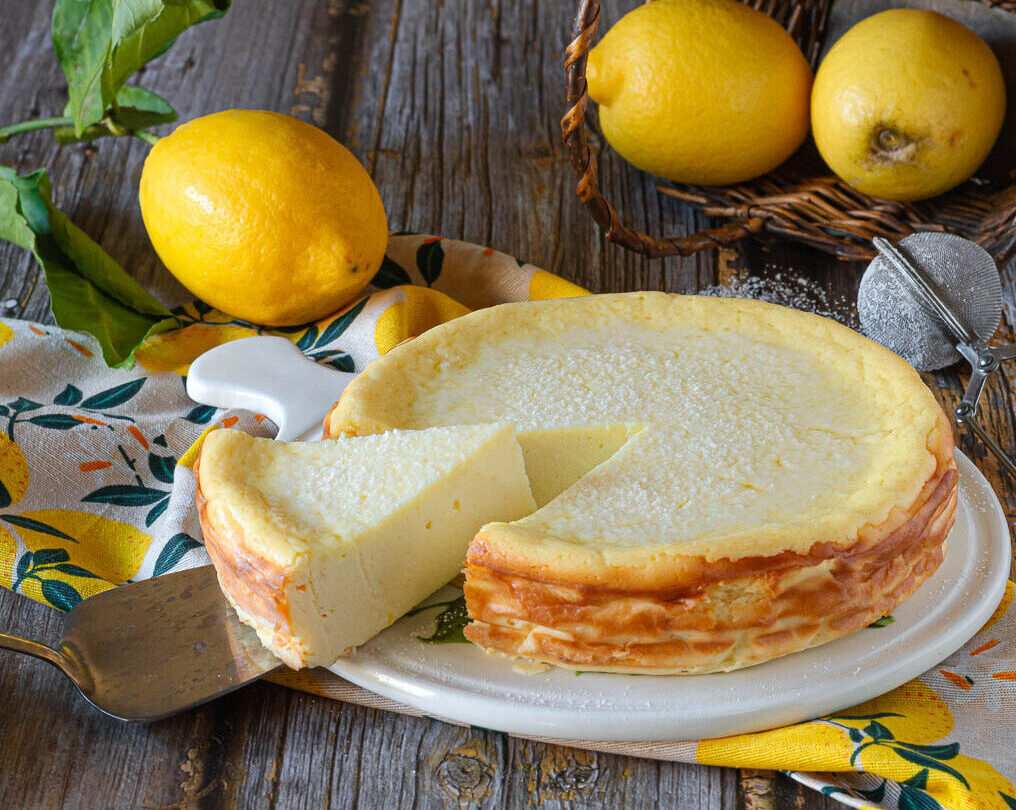torta di ricotta e limone