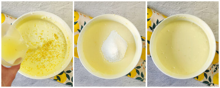 torta di ricotta e limone