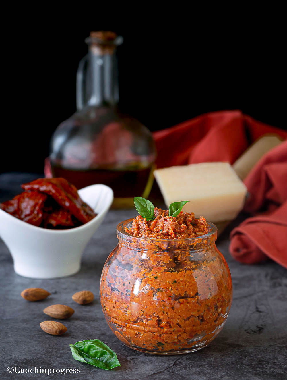 Pesto Di Pomodori Secchi E Mandorle Veloce E Buonissimo