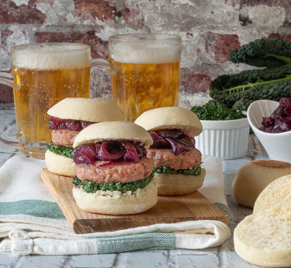 batbout con mini hamburger