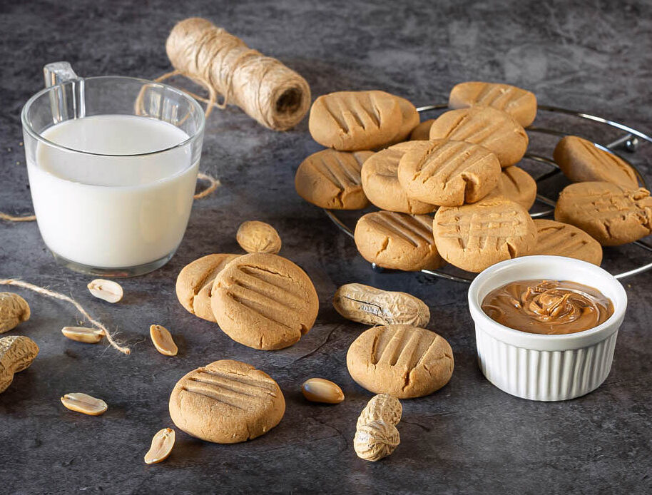 biscotti al burro di arachidi