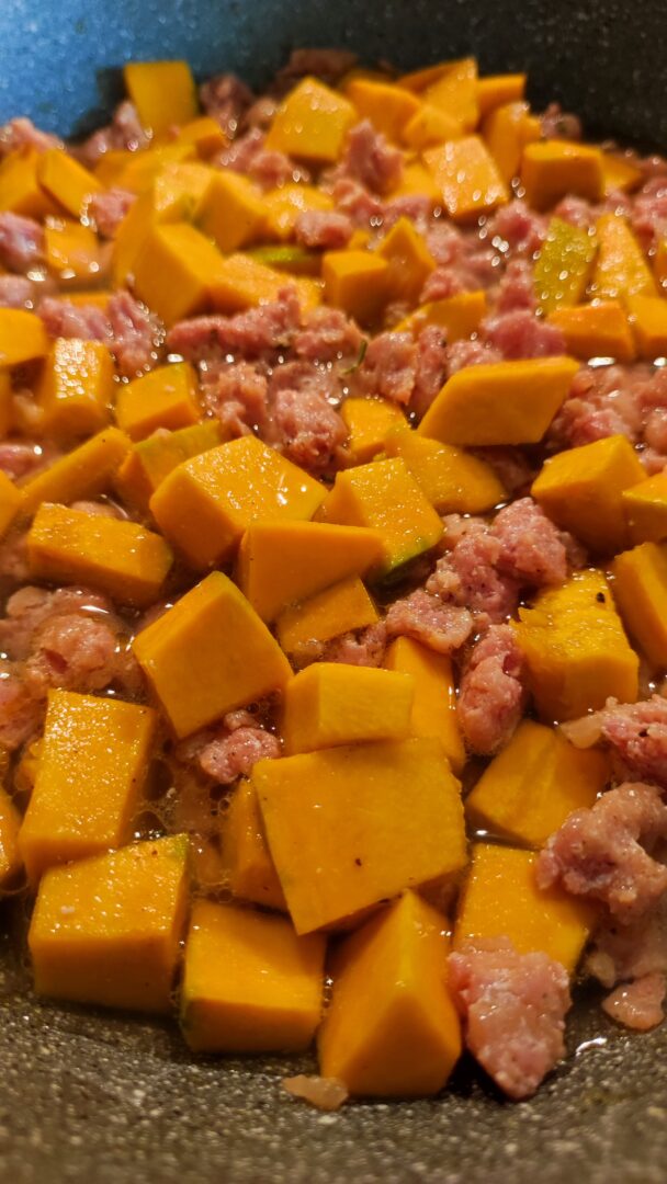 caserecce salsiccia e zucca