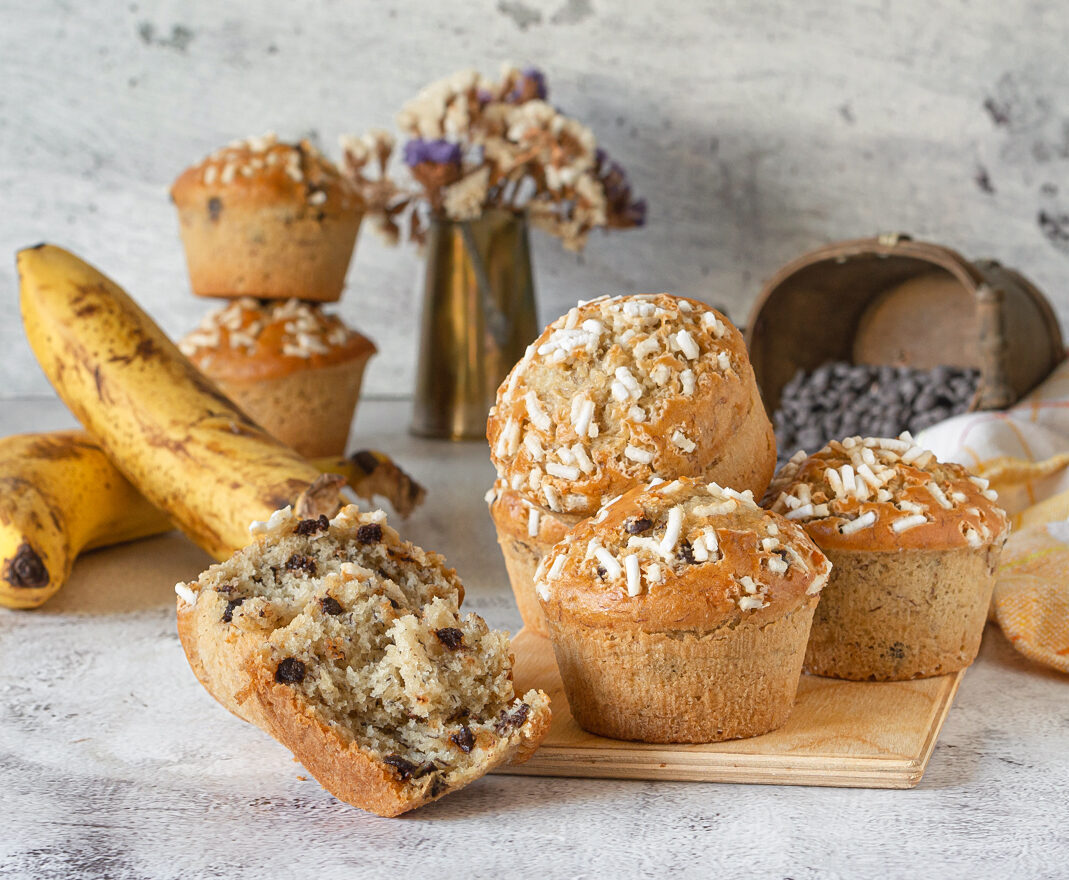 muffin alla banana senza uova