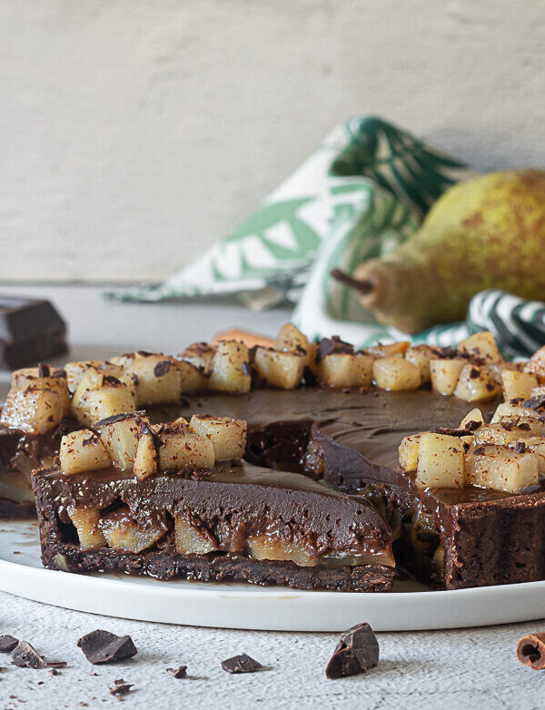 Crostata pere e cioccolato