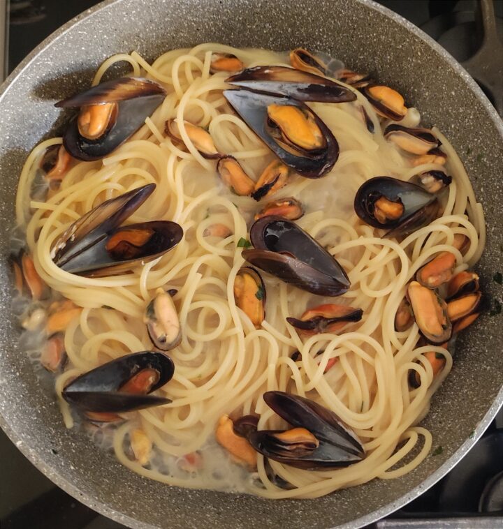 spaghetti con le cozze