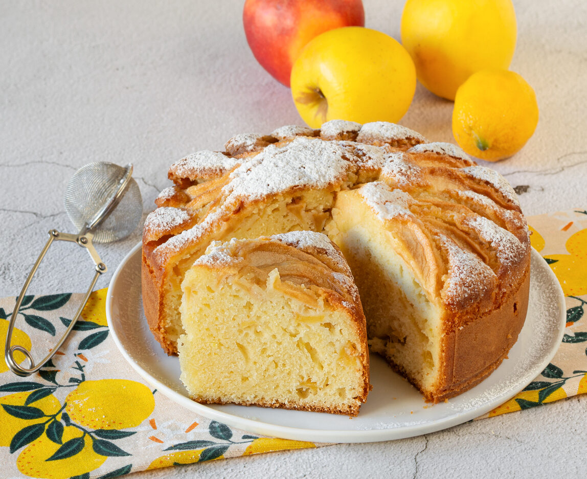 torta di mele e limone