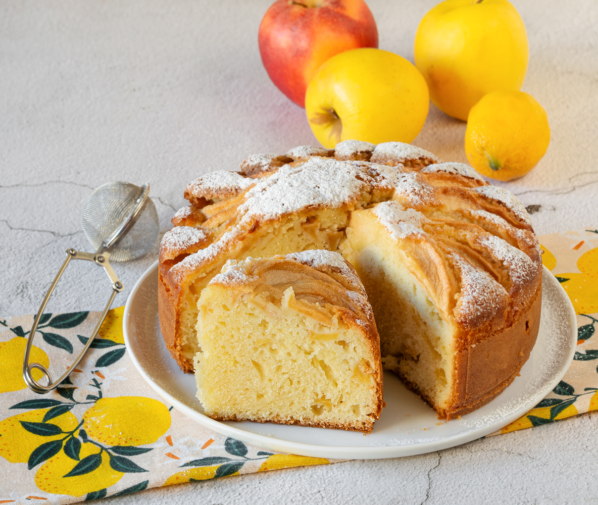 torta di mele e limone