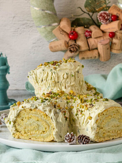 Tronchetto al pistacchio