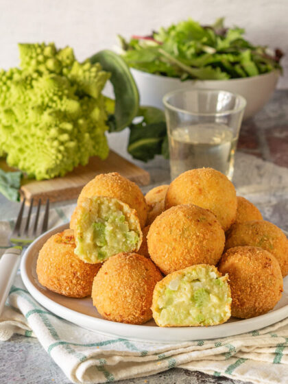 Polpette di broccolo romanesco e patate