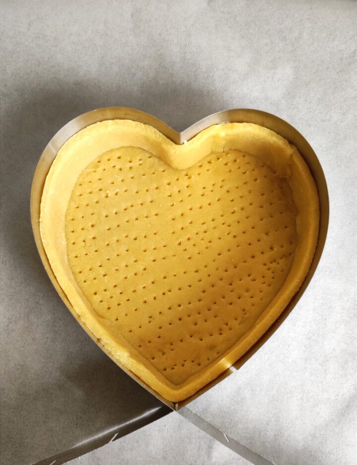 crostata con crema al limone