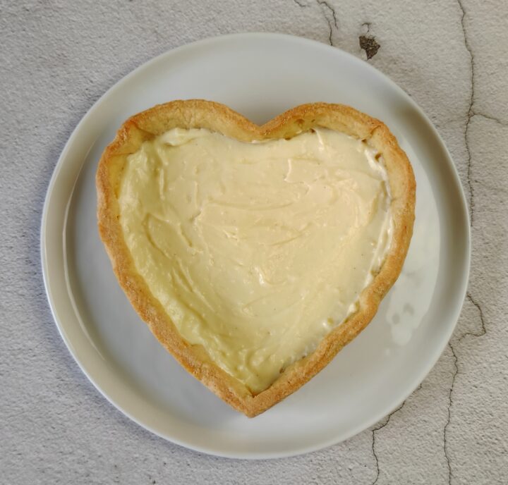 crostata con crema al limone