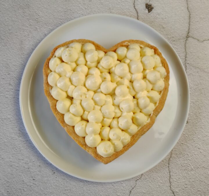 crostata con crema al limone