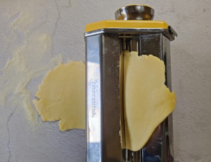 pasta fresca con albumi