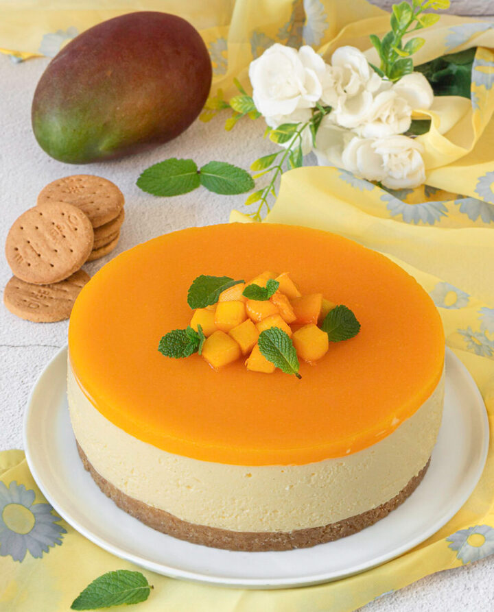 cheesecake al mango